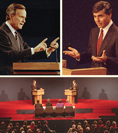 Bush vs. Dukakis Presidential Debate in Pauley Pavillion